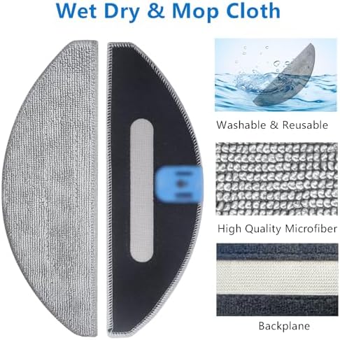 RoboVac Mop Pad Replacement for iRobot Roomba