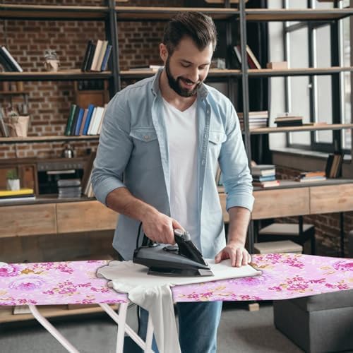 Washranp Ironing Board Extra-Wide Adjustable Non-Slip