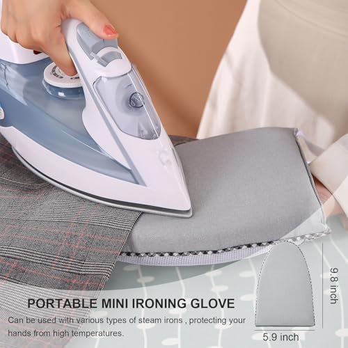 Space-Saving Foldable Ironing Board with Adjustable Height and Ergonomic Design