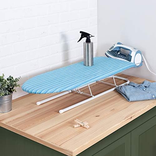 Lightweight retractable ironing board for easy cleaning and ironing in small spaces