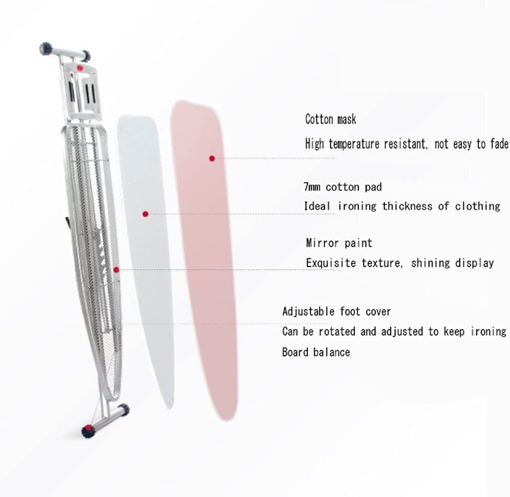 Sturdy Lightweight Adjustable Ironing Board for Home Travel Use