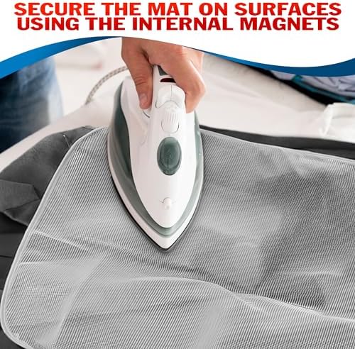 LagartoTable Top Ironing Pad - Portable Durable for Glass Metal Wood Surfaces