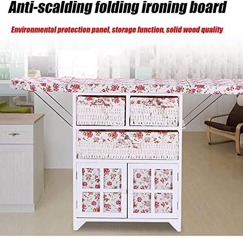 ZHDBD Creative Folding Ironing BoardSolid Wood Home Integration