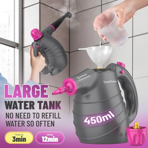 SteamFusion Pressurized Handheld Steam Cleaner