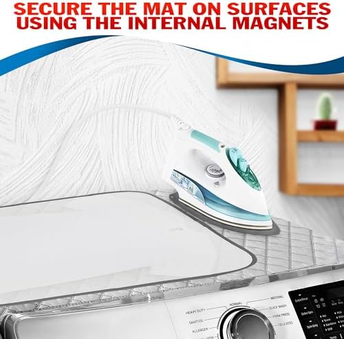 LagartoTable Top Ironing Pad - Portable Durable for Glass Metal Wood Surfaces
