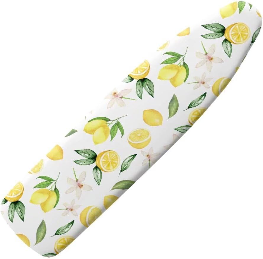 YoungerBABY Lemon Print Ironing Board Cover - Durable Heat-Resistant