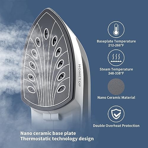 HOMETOP Professional Handheld Steamer Elevates Ironing Experience