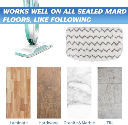 Update Your Shark Steam Mop with Tidy Monsters 6-Pack Microfiber Pads