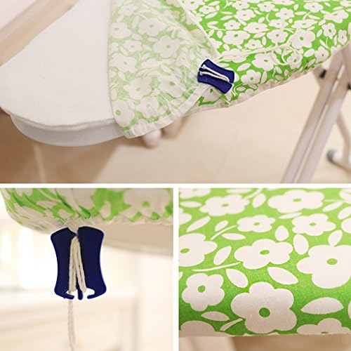 110x31x86cm Folding Ironing Board with Plant Pattern