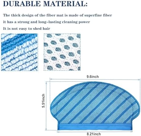 Mop Cloth Set for Ecovacs Deebot Ozmo brushes MPRP