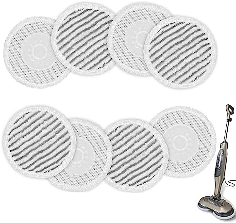 AIR U Replacement 8-Piece Steam Mop Pads for Shark Steam Mops