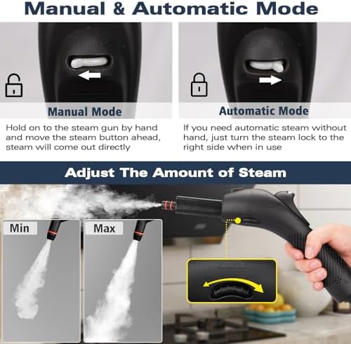 Waitbird Steam Cleaner Portable Handheld Natural Cleaners for Home Use