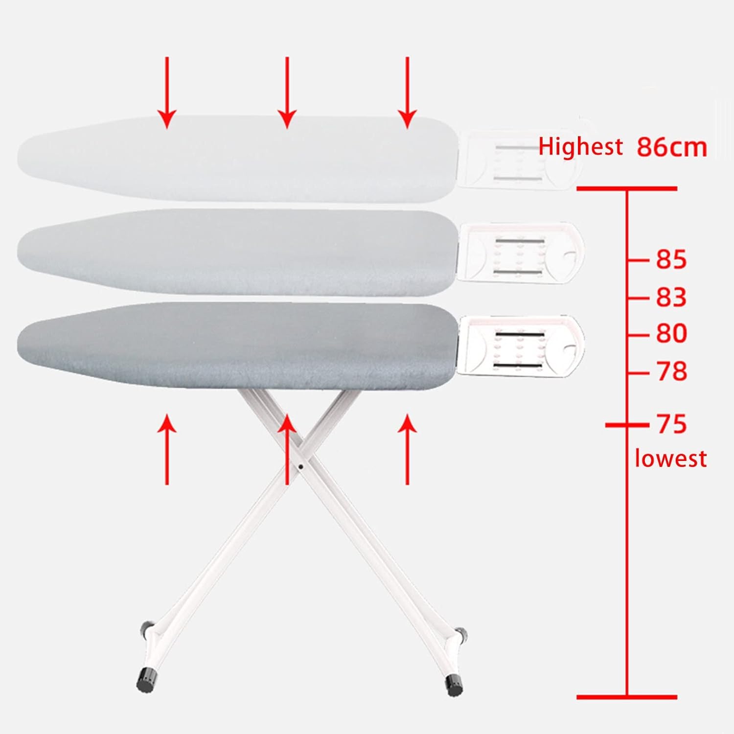 HOME IRONING PRO BOARD Grey