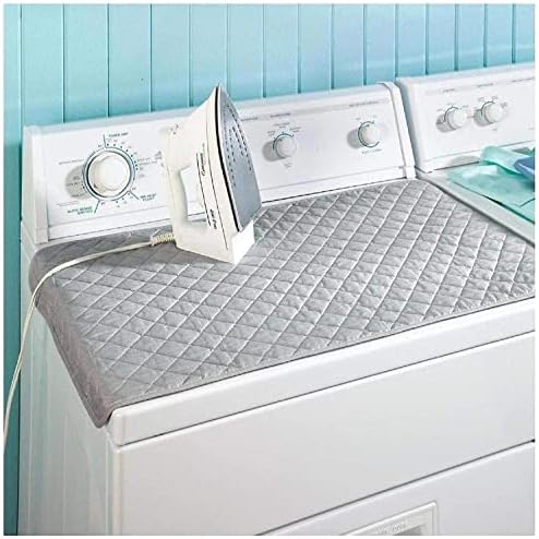 Iron Anywhere Travel Home Heat-Resistant Non-Stick Quilted Magnetic Iron Mat 18x31