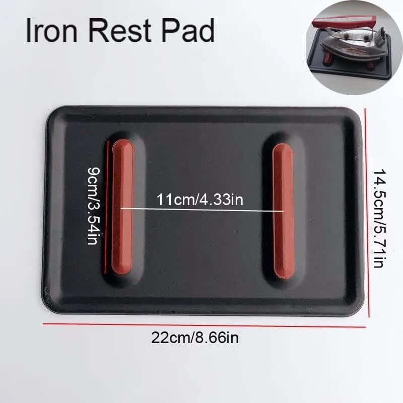 2-Piece Heat-Resistant Iron Rest Pad for Steamers