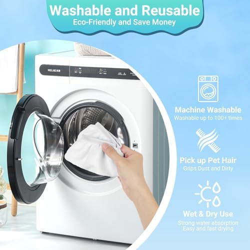 ZANHIX 8-Piece Steam Mop Pads for Handheld Steam Cleaners