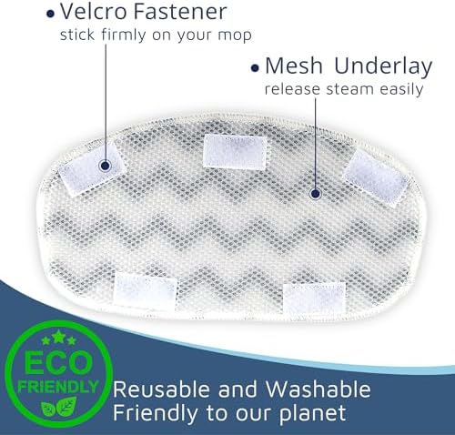 Heavy-Duty Steam Mop Pad 4-Pack