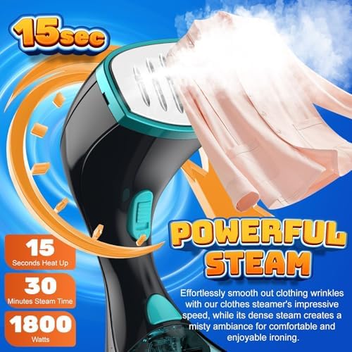 Fast Heat-Up Powerful Clothes Steamer