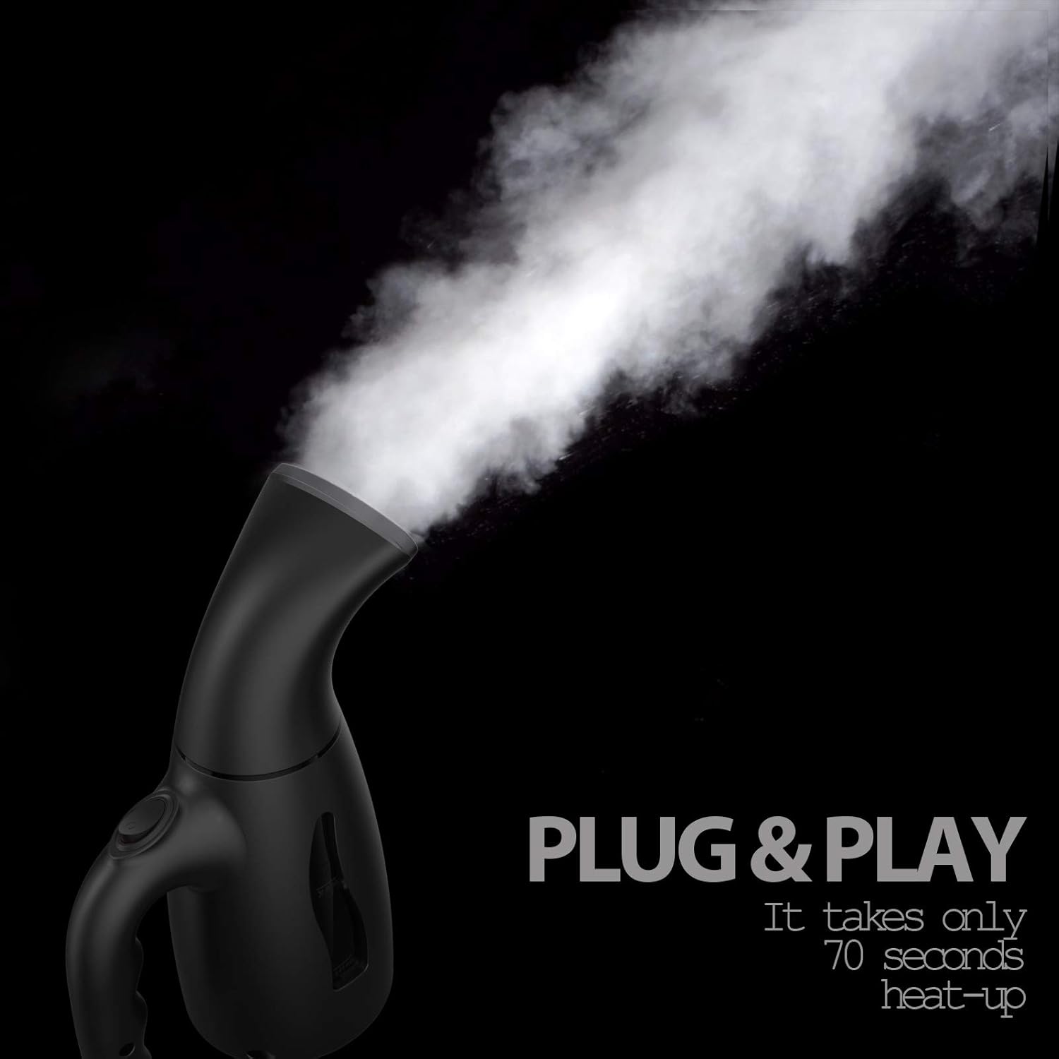 Lemontec Portable Travel Garment Steamer Fast Heat-up PowerSTEAM Unforgettable Care