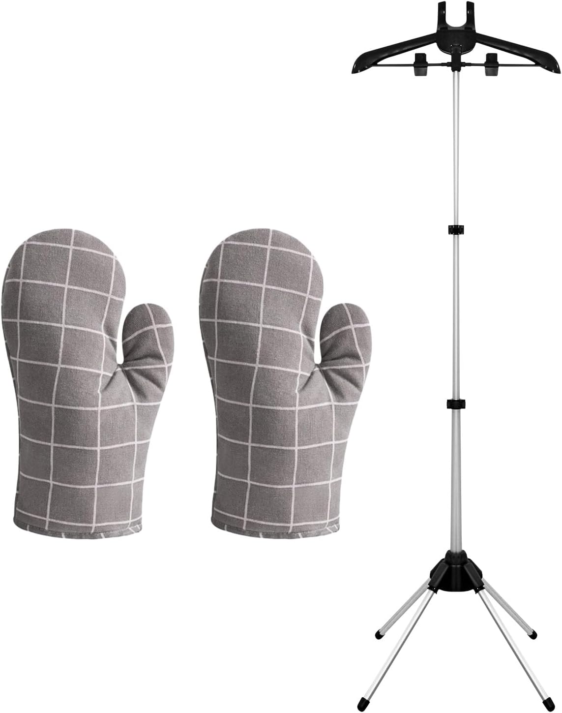 Steamer Rack for Clothes with Ironing Gloves - Garment Steamer