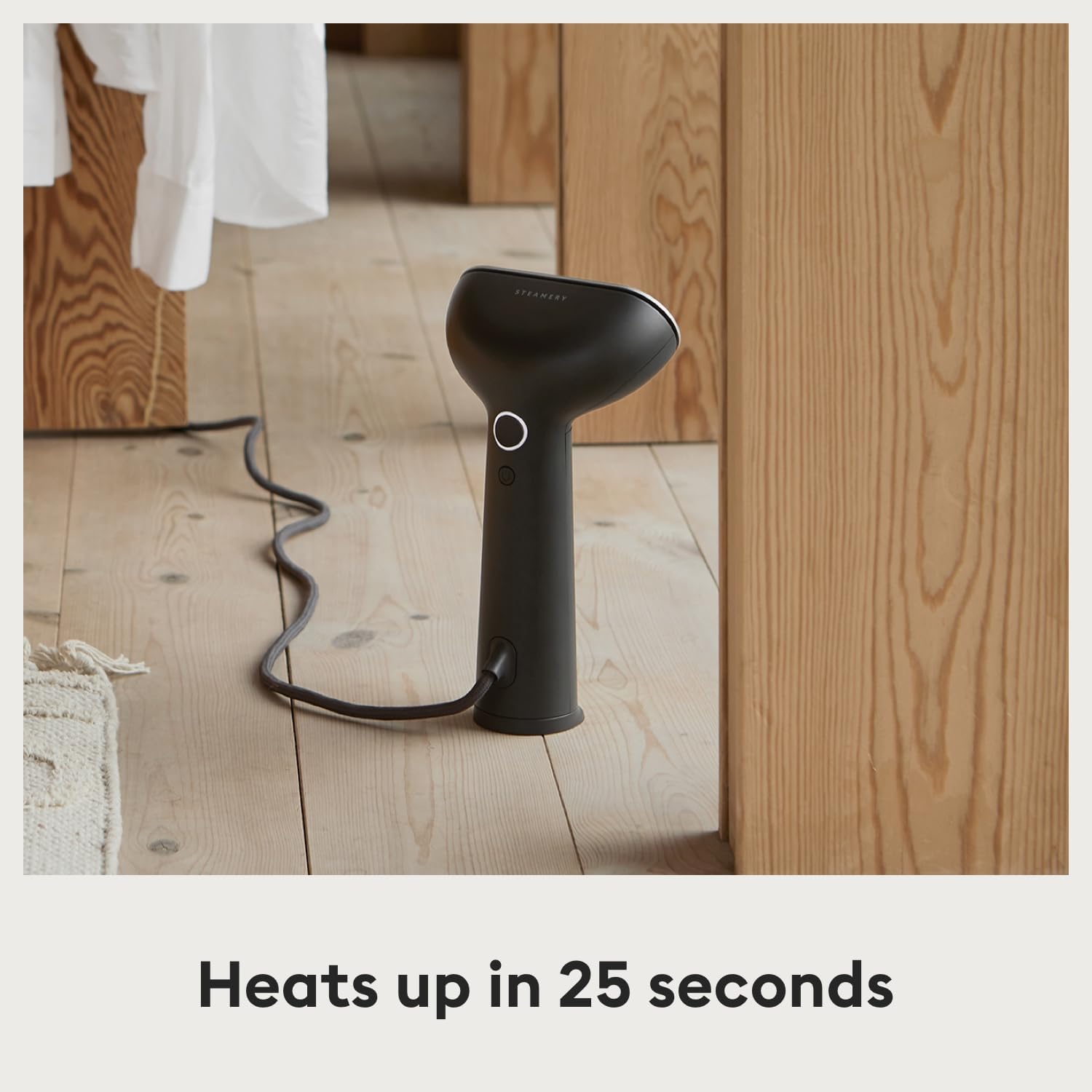 Steamery Handheld Clothes Steamer Cirrus 3 1200W US Plug Black