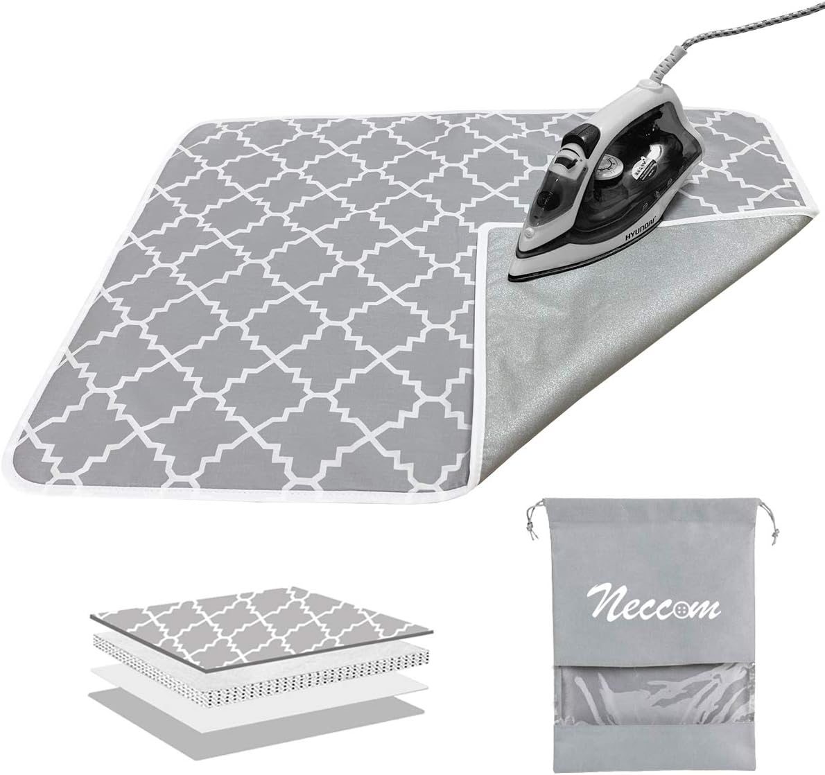 Thick Heat-Resistant Ironing Mat for Home or Travel