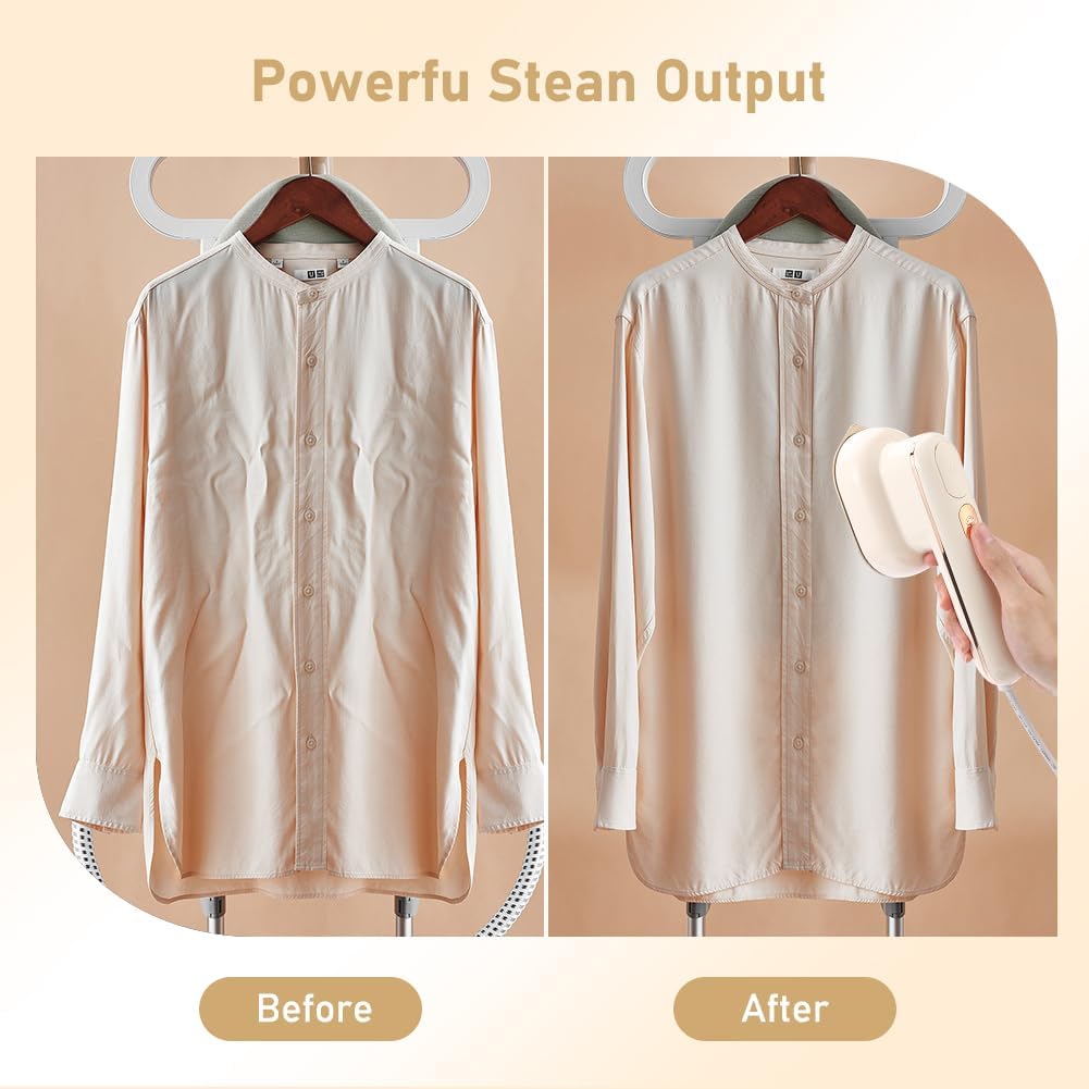 Mini Steam Iron for Clothing Compact Travel Size