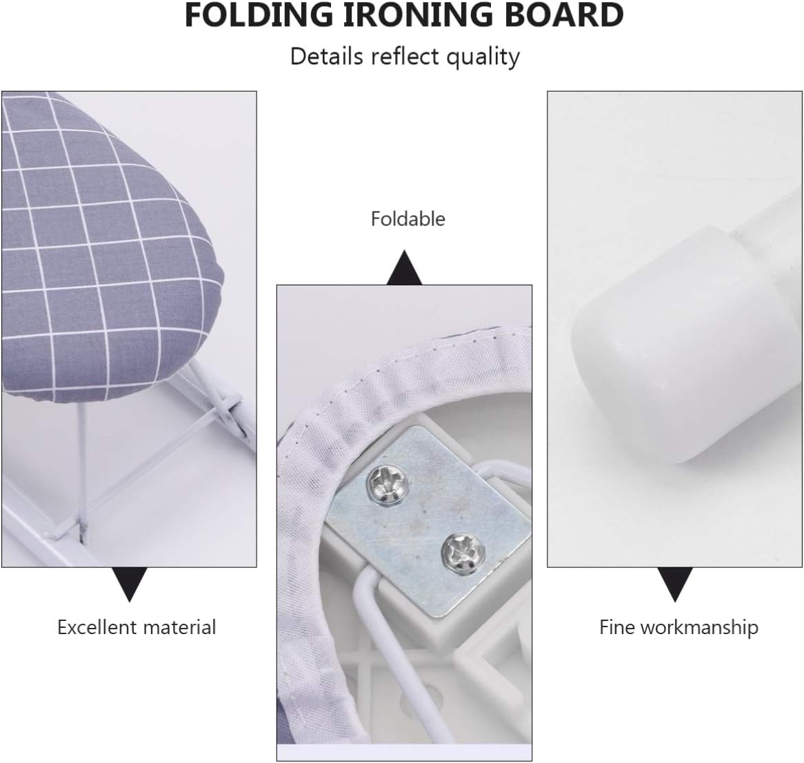 Compact Folding Ironing Board Easy to Use Portable for Home Travel