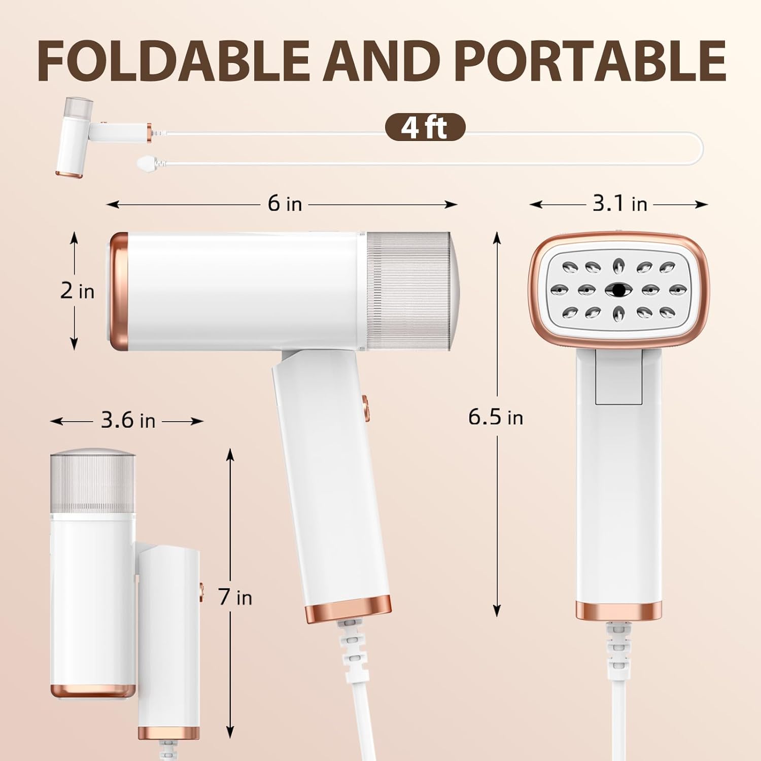 NTAYDZSW Compact Travel Iron
