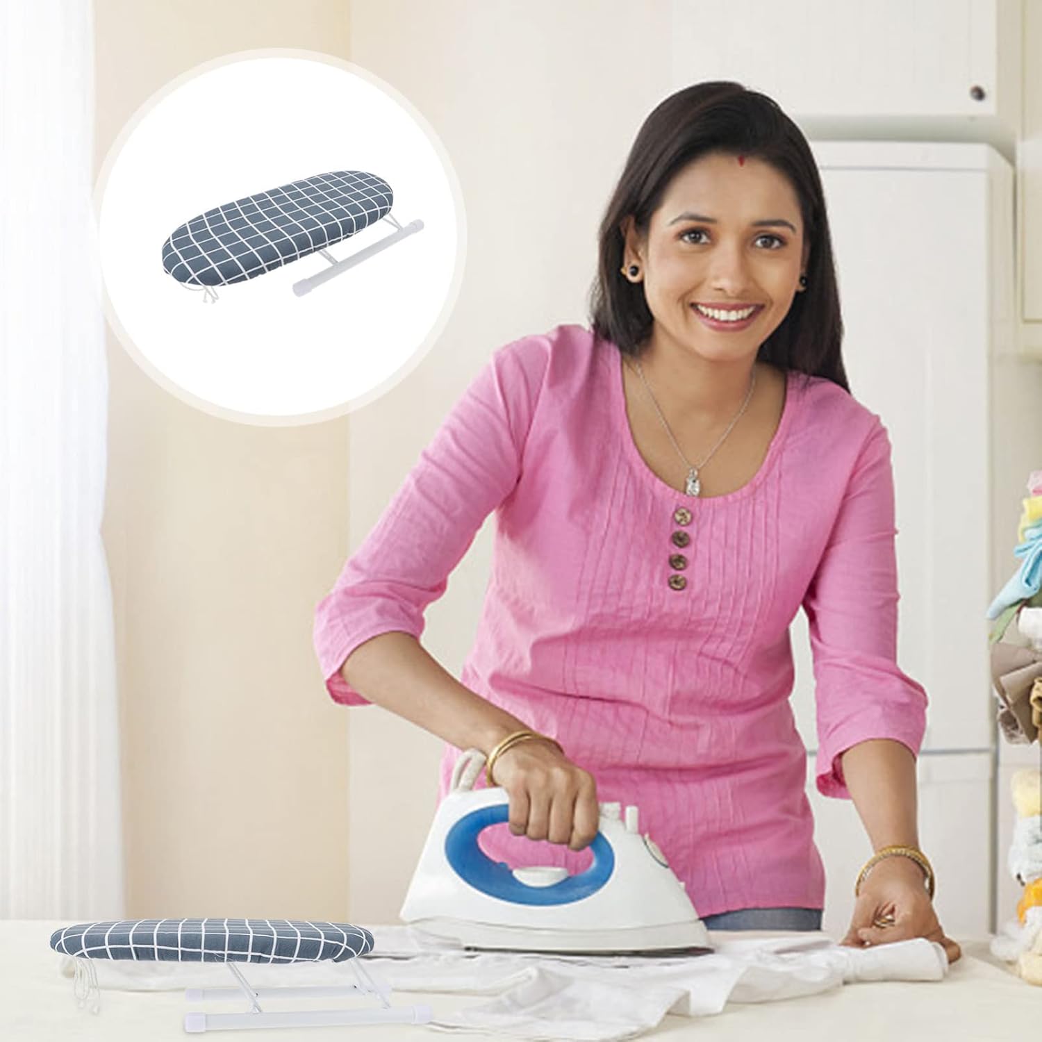 Durable Portable Mini Ironing Board for Travel and Use