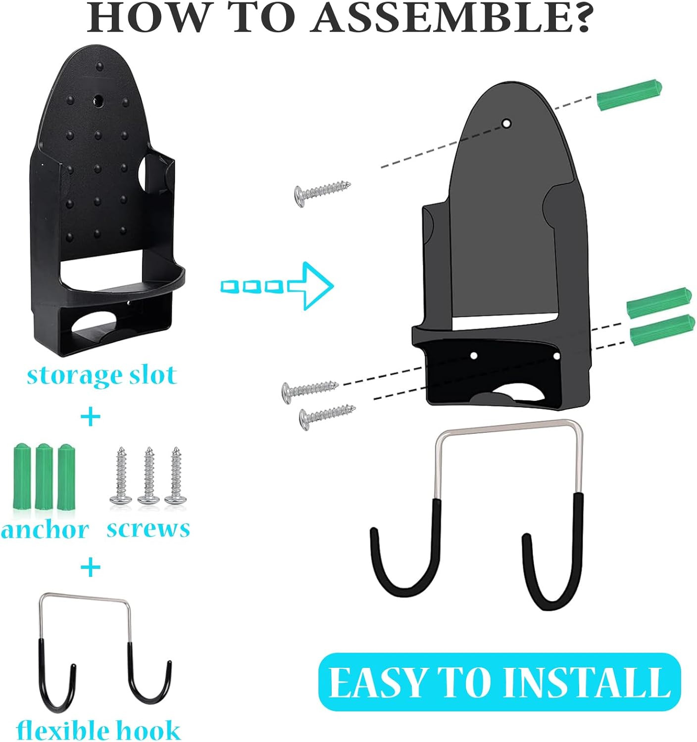 Oranlife Wall-Mounted Electric Iron Holder