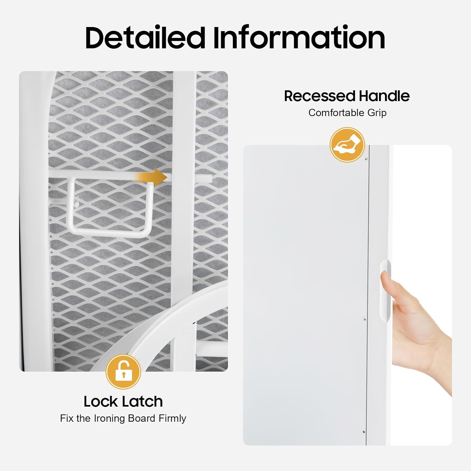 Sturdy Wall-Mounted Ironing Board
