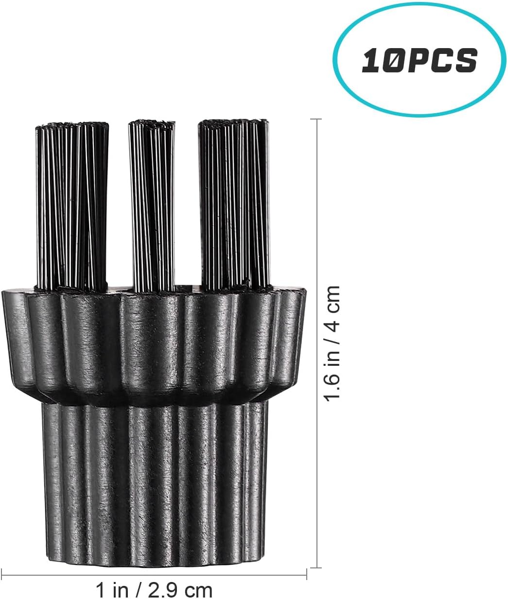 Happyyami 10PCS Steam Mop Brush Heads Brass M8 Replacement Set