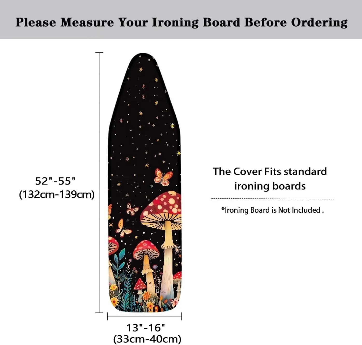 Red Mushroom Ironing Board Cover