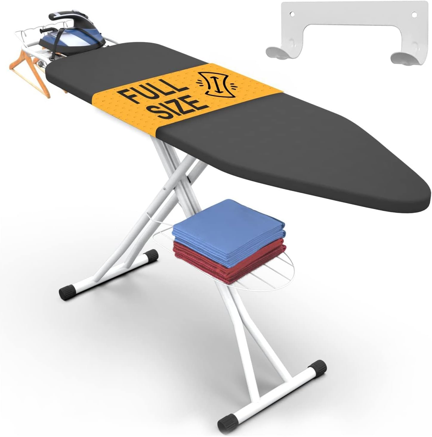 Full-Size Wall-Mountable Ironing Board