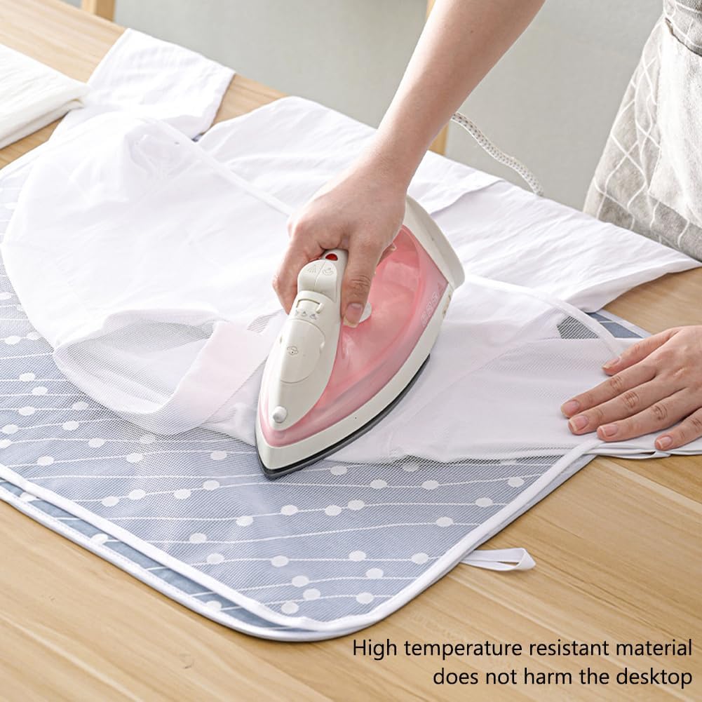 OLIZEE HANGING OVER DOOR IRONING MAT WITH 5 HOOKS