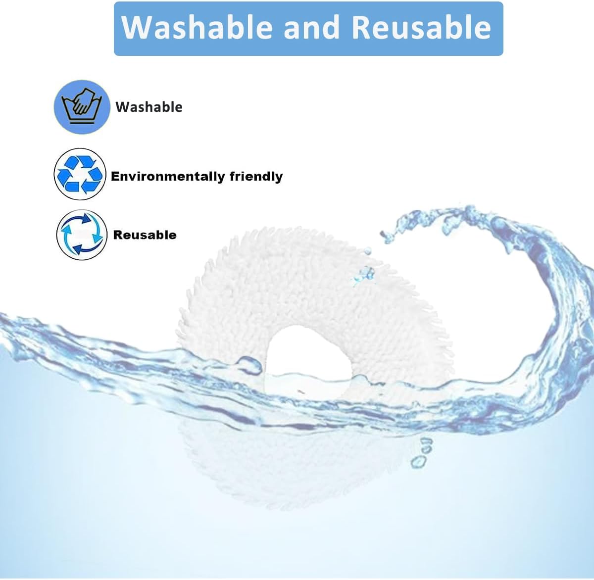 Replacement Mop Pads for Narwal Freo Robot Vacuum