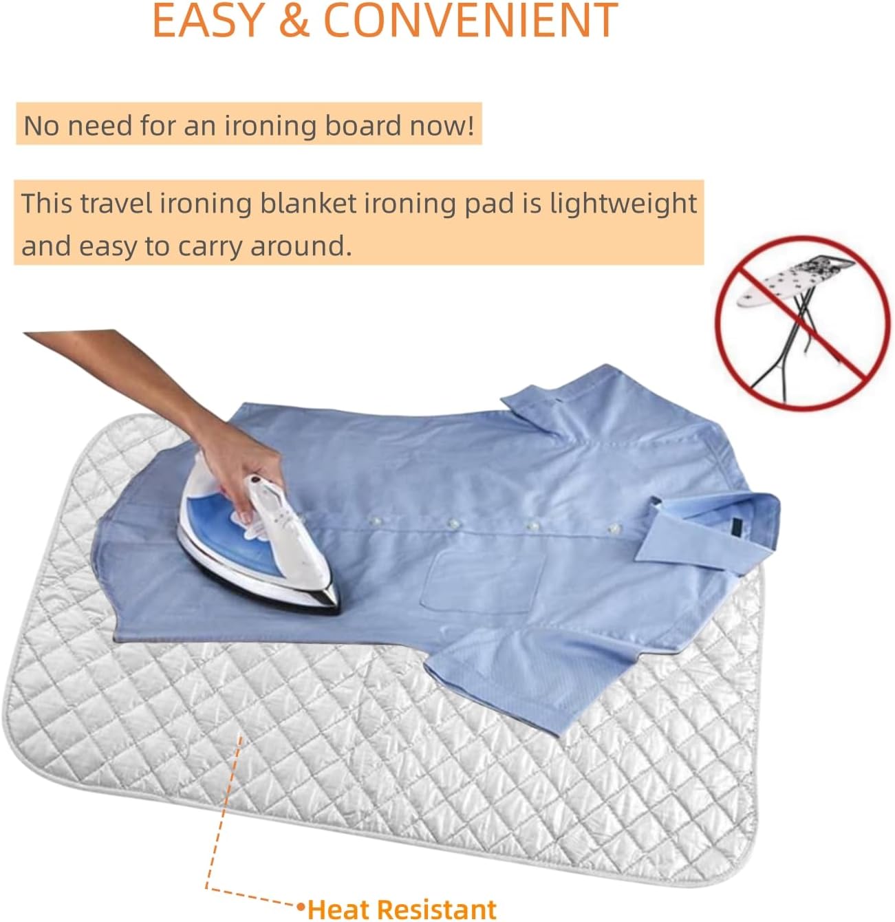 High-Quality Travel Ironing Mat Portable Heat-Resistant