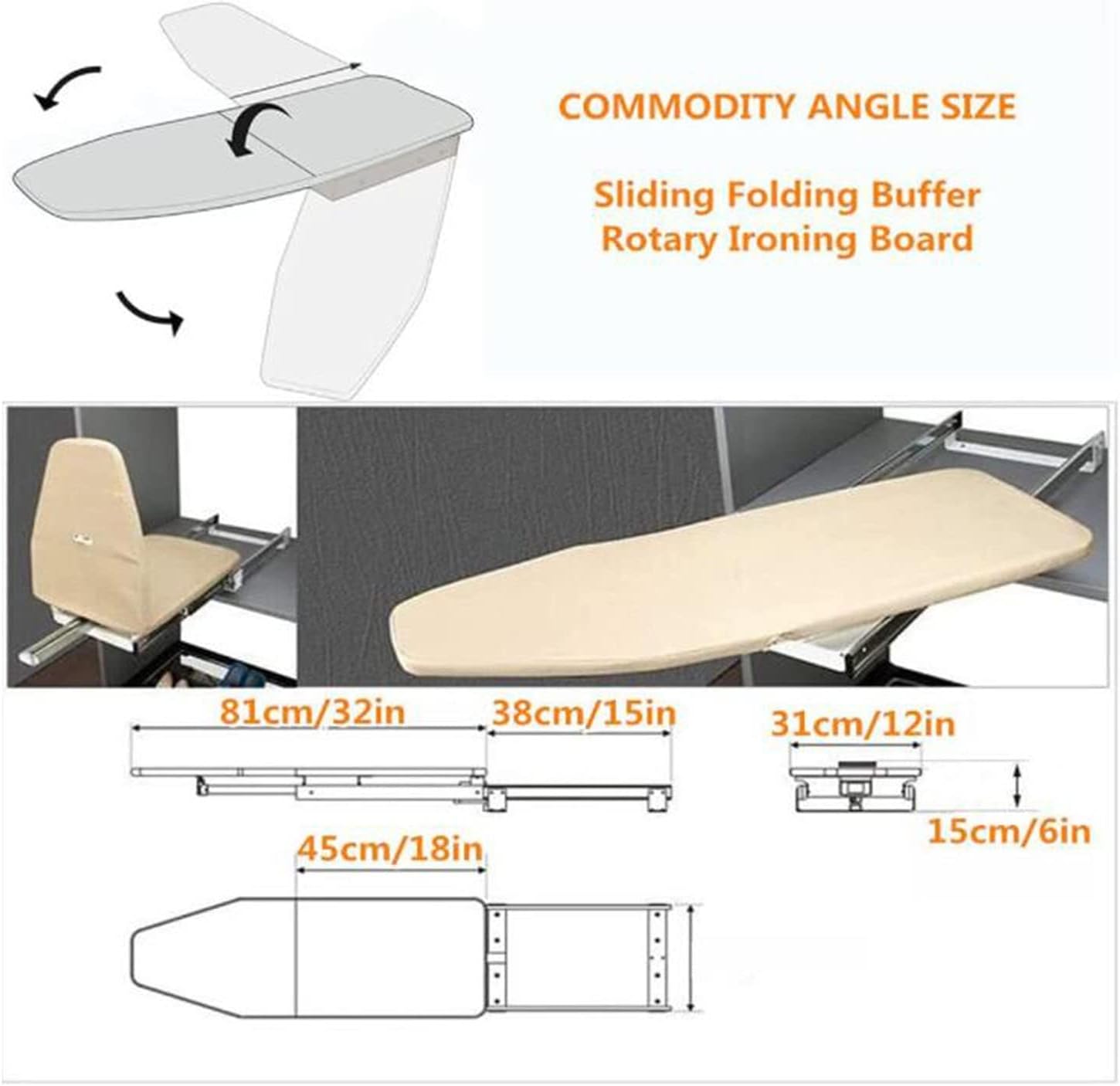 Versatile Folding Ironing Board for Small Spaces