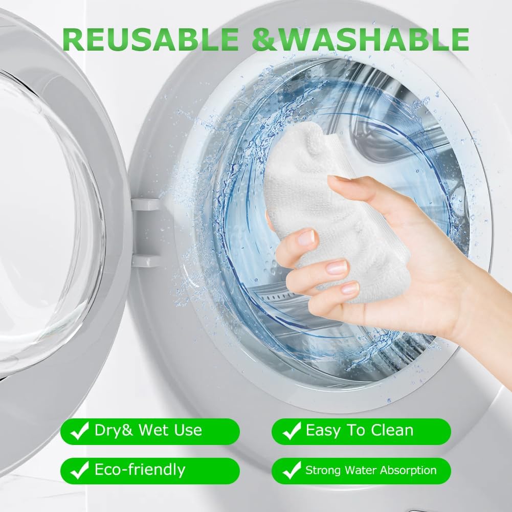 10-Piece Set of Durable Steam Mop Pads for Handheld Steam Cleaner