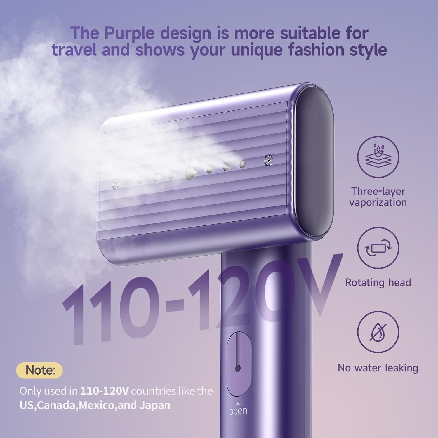 Travel Portable Steamer for Clothes - Kepwaa G9