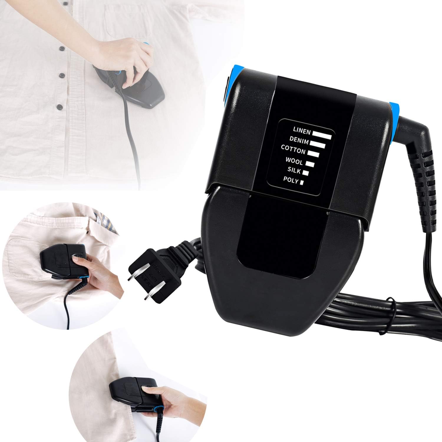 Portable Folding Mini Collar Iron 6 Heat Settings