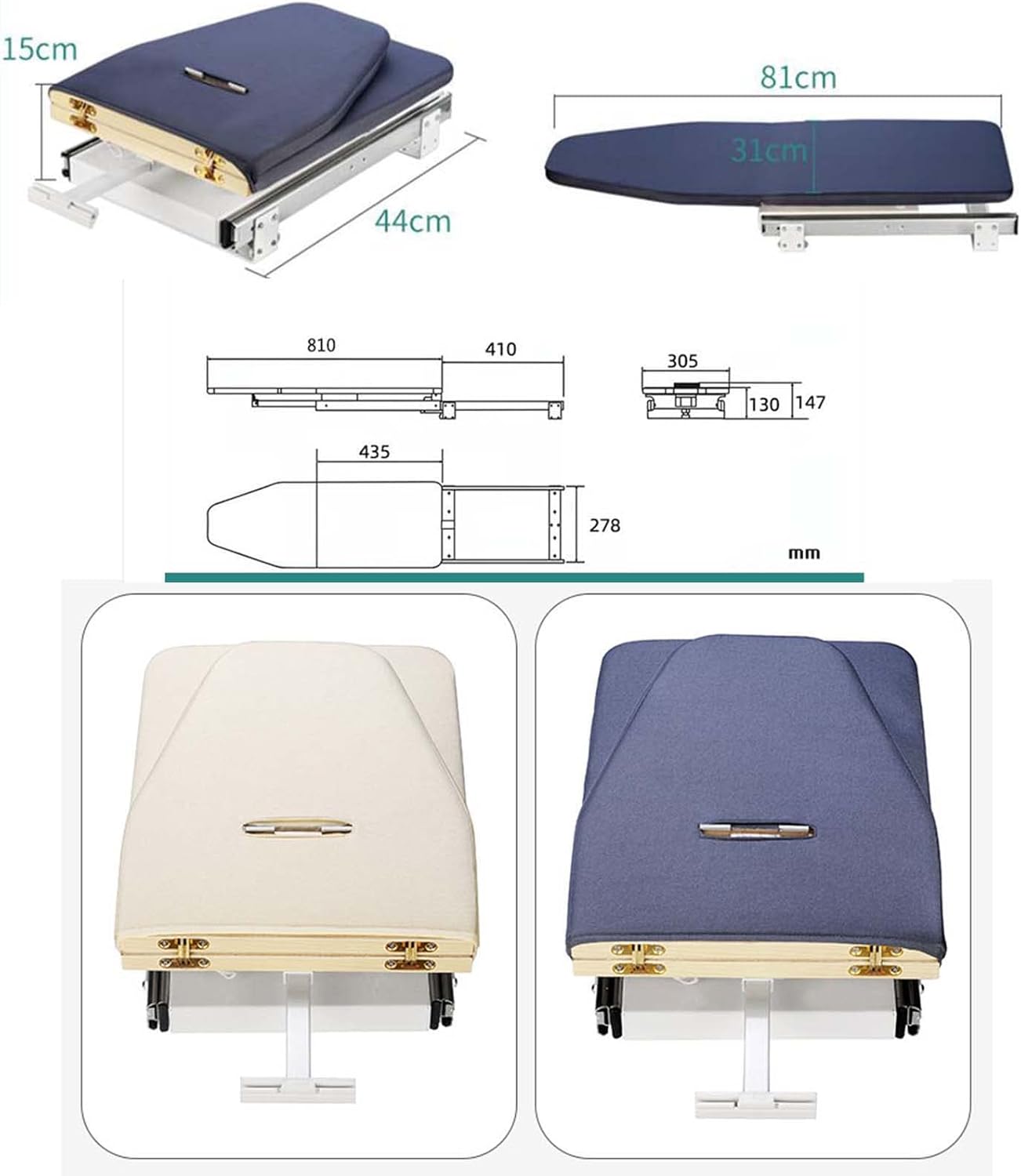 Foldable Ironing Board for Small Spaces