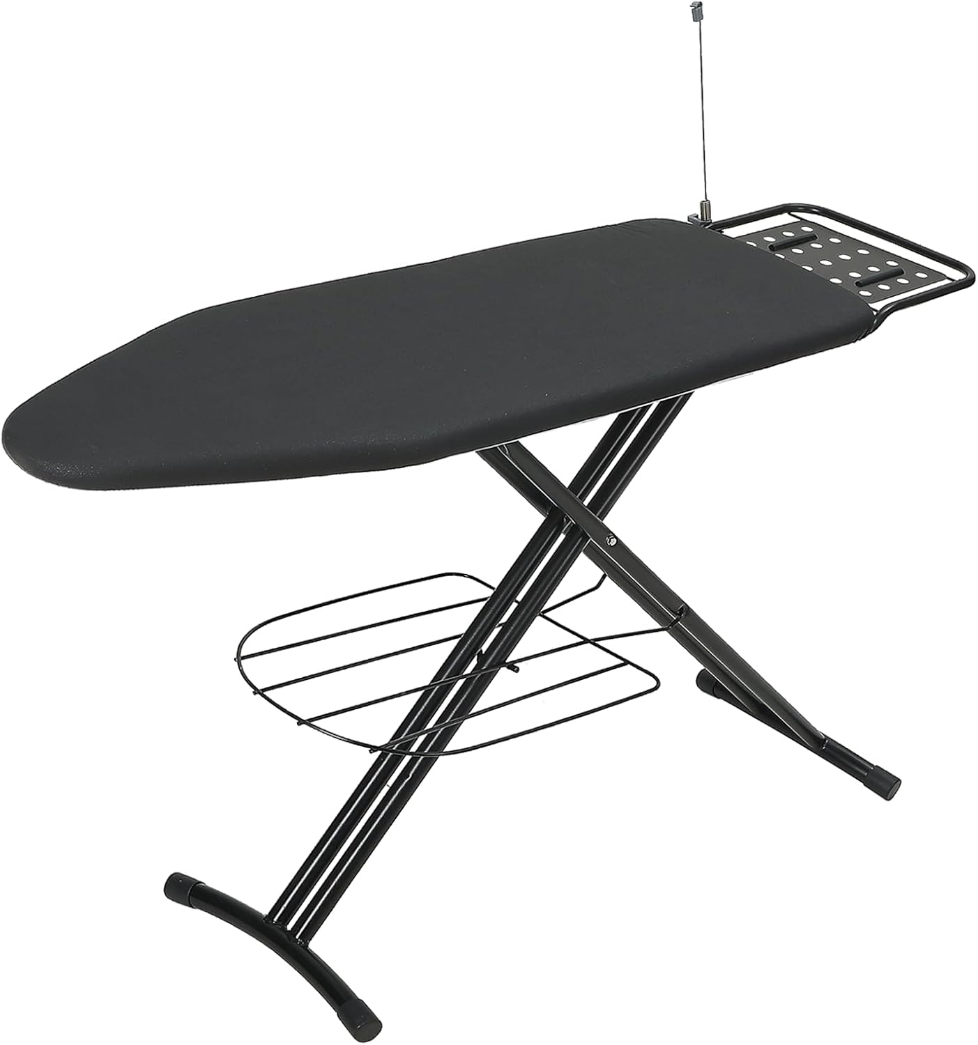 Premium Heavy Duty 48x15 Ironing Board with Adjustability and Storage