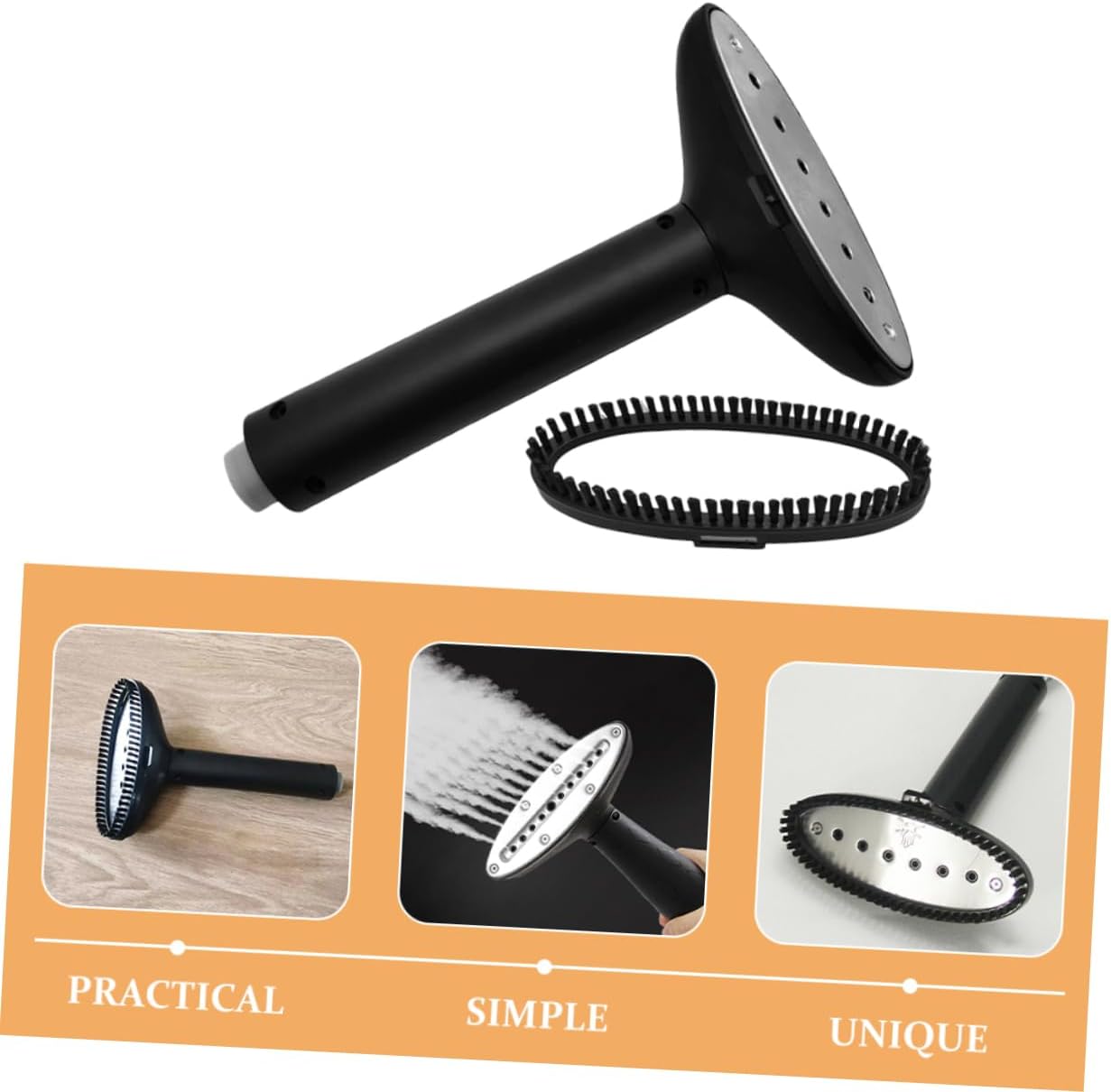 High-Quality Efficient Steamer Nozzle Brush Perfect for Clothes Easy to Maintain