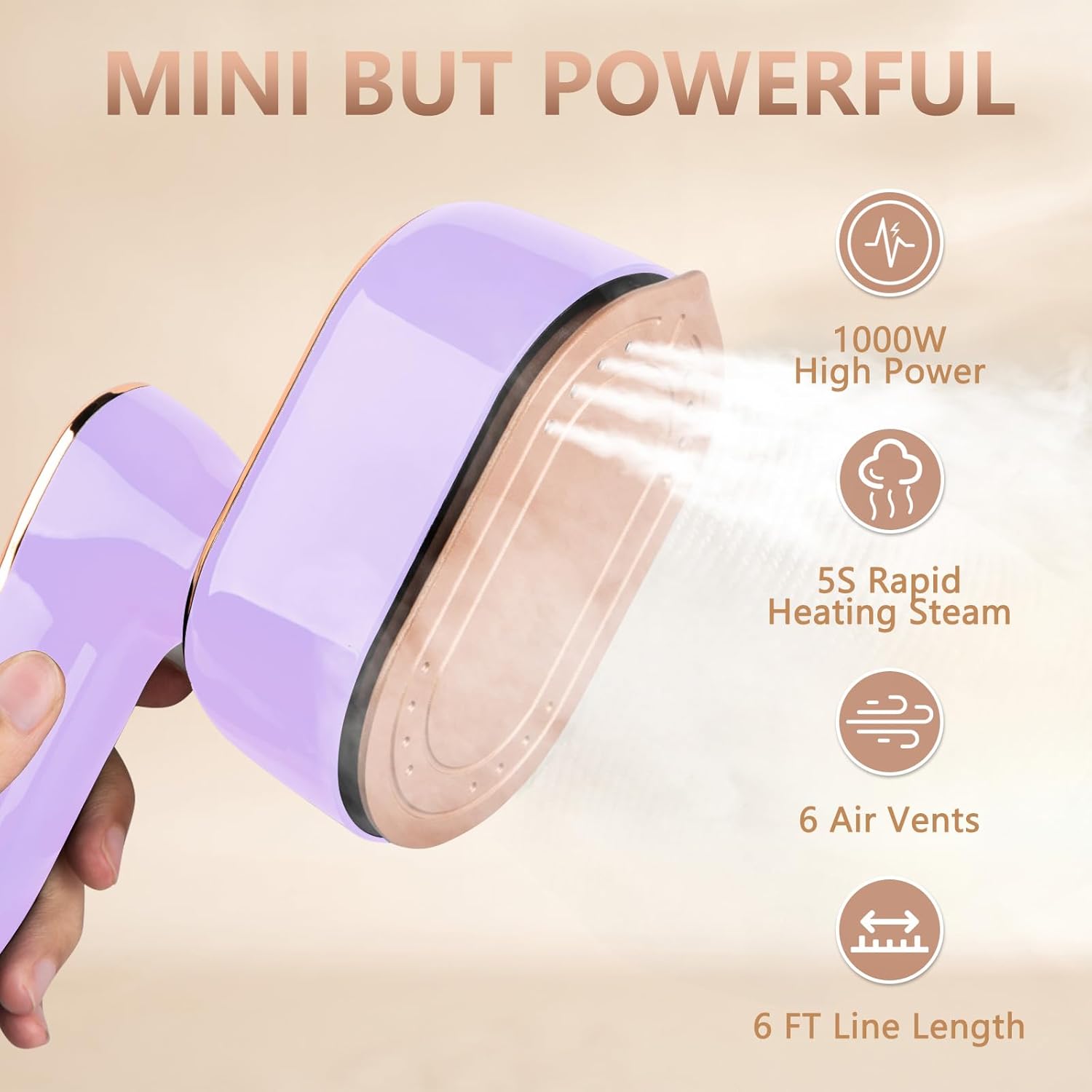 Fast-Wiing Steam 110-120v Portable Travel Size Wrinkle Free