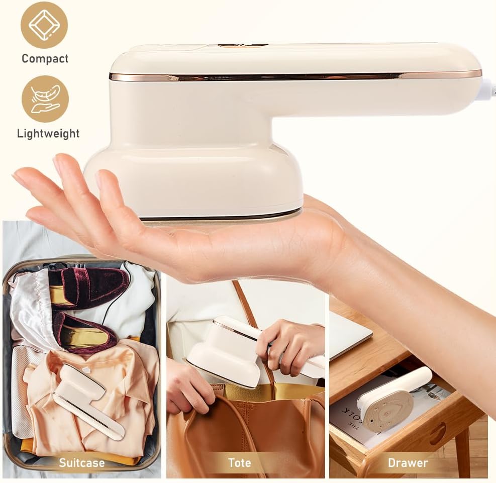 Mini Steam Iron for Clothing Compact Travel Size