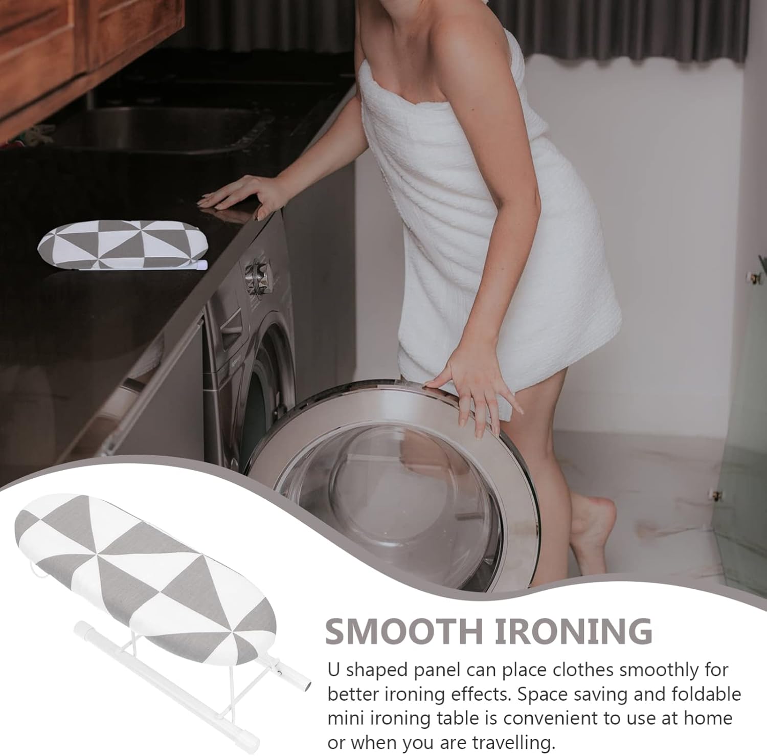 Cabilock Folding Ironing Rack for Collar and Sleeve
