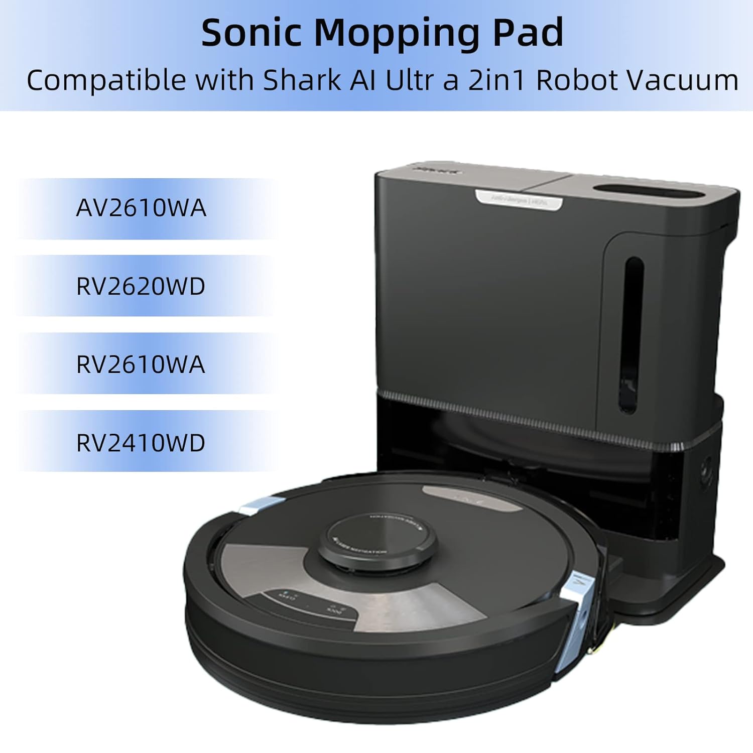 Vibrant Microfiber Robot Mop Pad Set for Shark Robot Vacuum