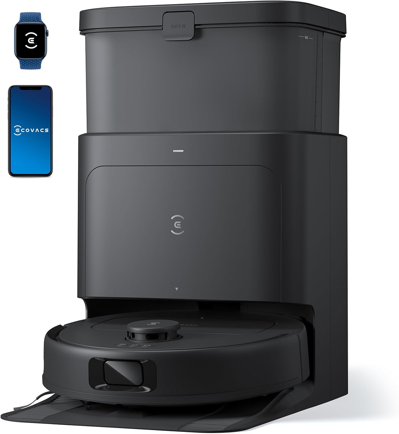 Deep Clean with Power DEEBOT N30 Omni Robot Vacuum and Mop
